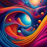 new electronica playlist with special effects 15 songs plus 24 illustrations channeled by ralf christoph kaiser with suno and adobe firefly instant download