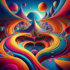 new electronica playlist with special effects 15 songs plus 24 illustrations channeled by ralf christoph kaiser with suno and adobe firefly instant download
