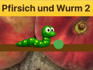 Ingame Musik aus dem Web App game Pfirsich und Wurm Game 2 jetzt als komplett download in mp3 Format 7 Songs plus hochzeitsvideo des wurmes